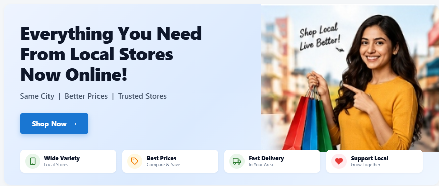 Everything You Need From Local Stores Now Online!